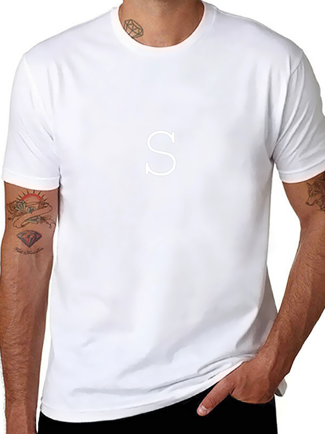 Minimalist S Black T-Shirt