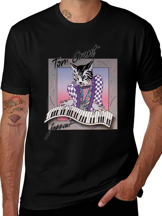 Jazz Cat T-Shirt - Tom Grant Graphic Tee