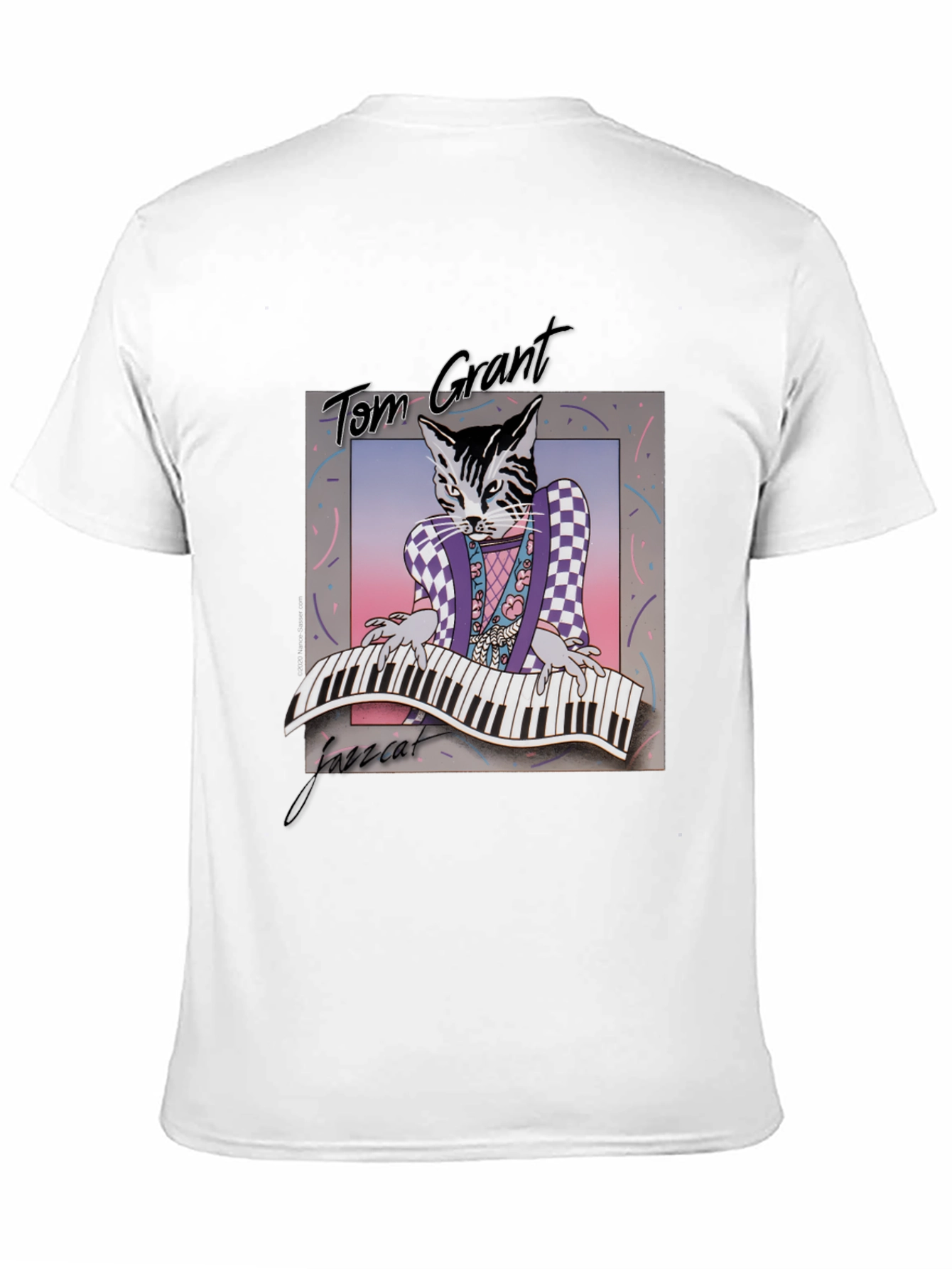 Jazz Cat T-Shirt - Tom Grant Graphic Tee
