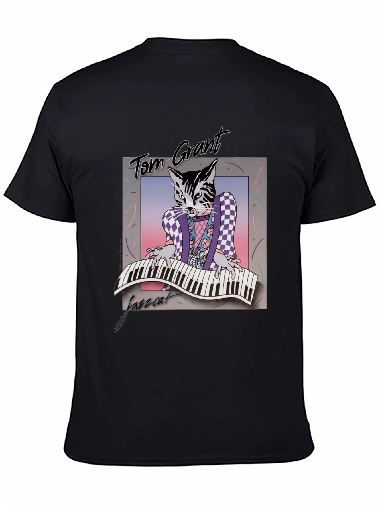 Jazz Cat T-Shirt - Tom Grant Graphic Tee